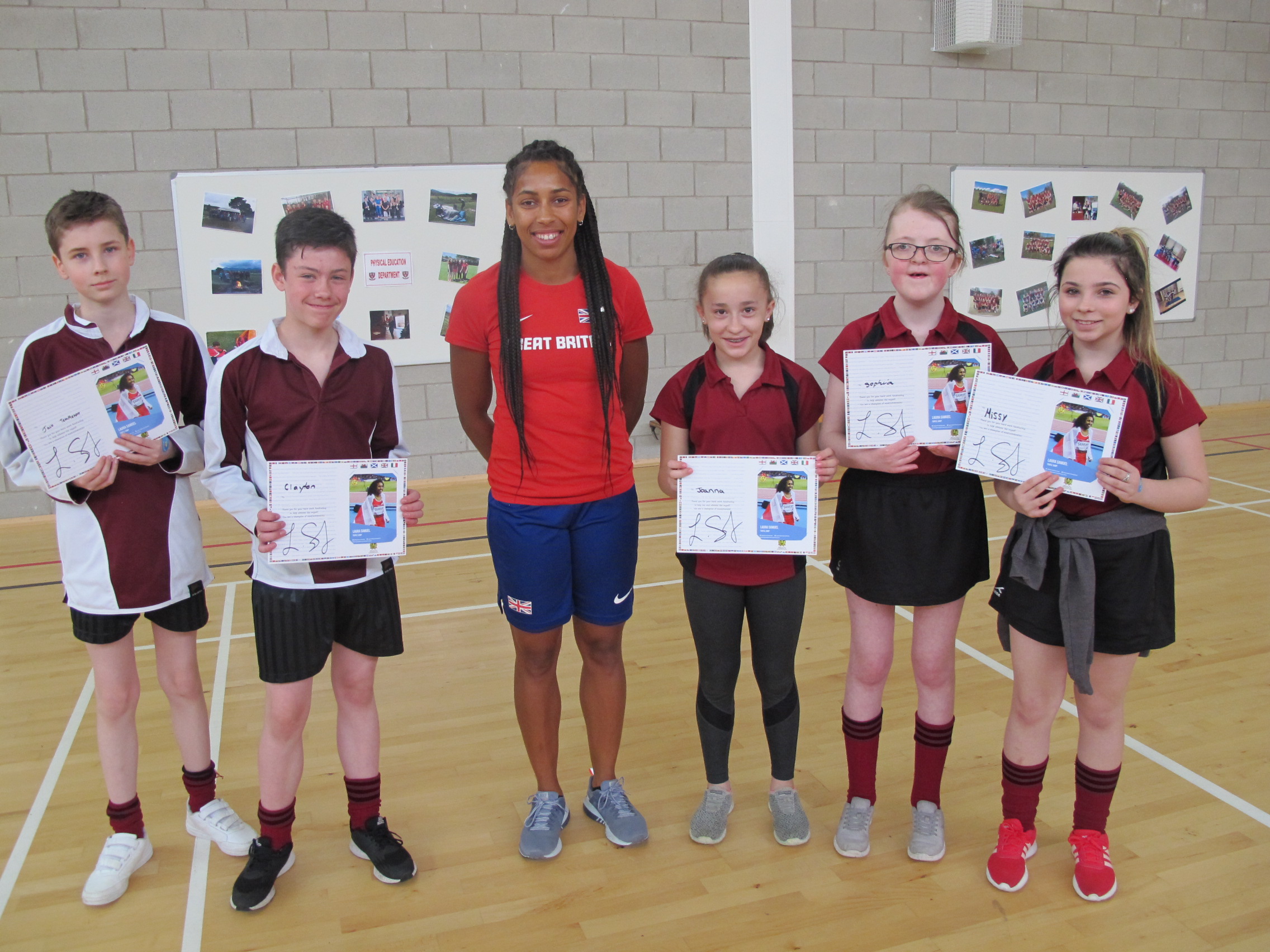 Saintfield High School Welcomes Olympic Triple Jumper Laura Samuel Featured Image