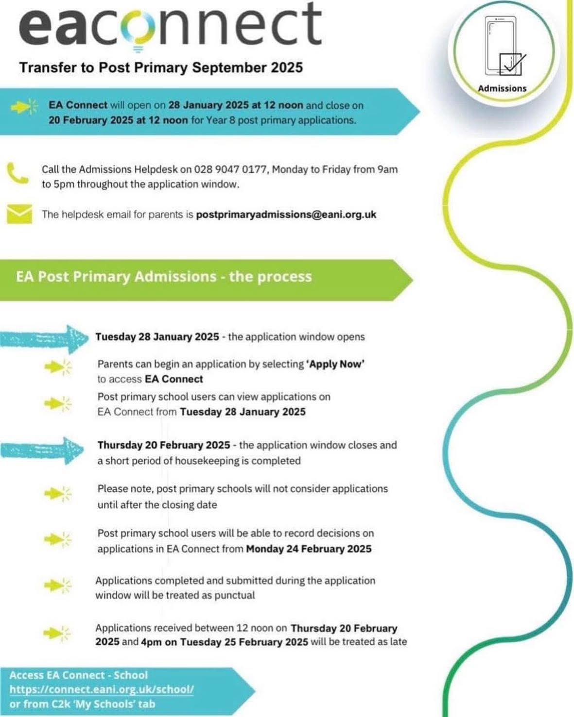 EA portal for Post-Primary admissions opens at 12 noon today. Featured Image