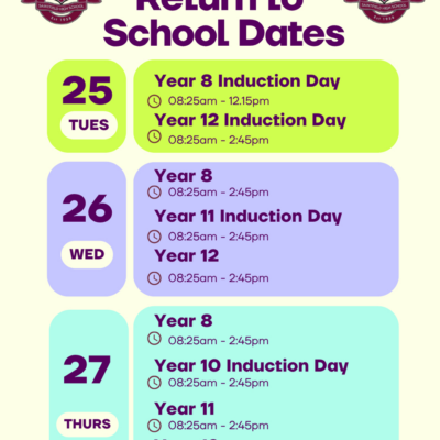 Return to school dates – 2026 Featured Image